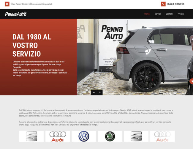 Sito Internet Penna Auto