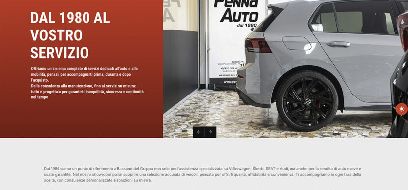 Sito Internet Penna Auto