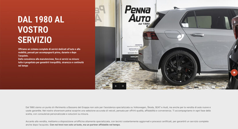 Sito Internet Penna Auto